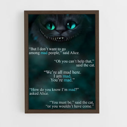 ap-cheshire cat-2 cadre Bois foncé