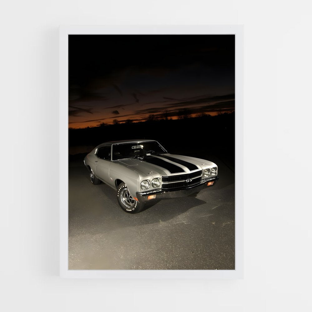 ap-chevelle ss 454-1 cadre Blanc