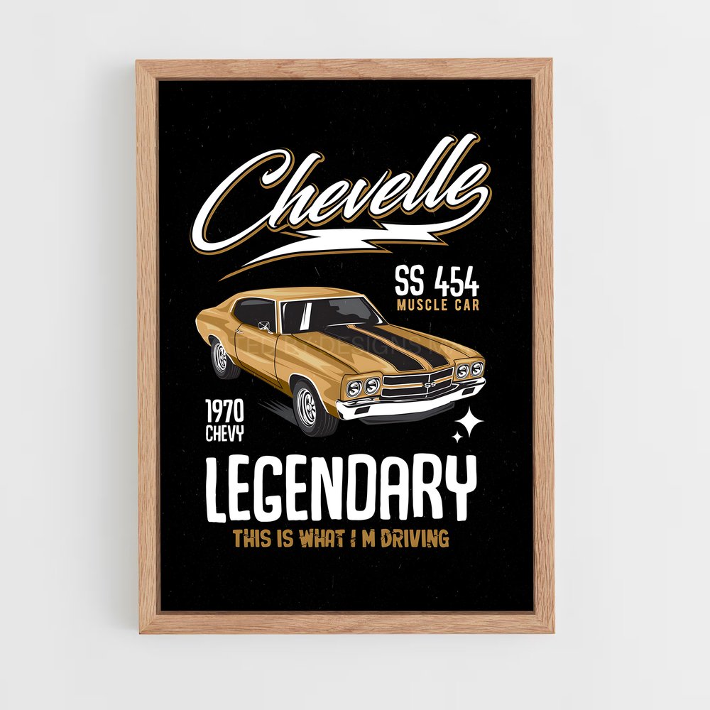 ap-chevelle ss 454-2 cadre Bois clair