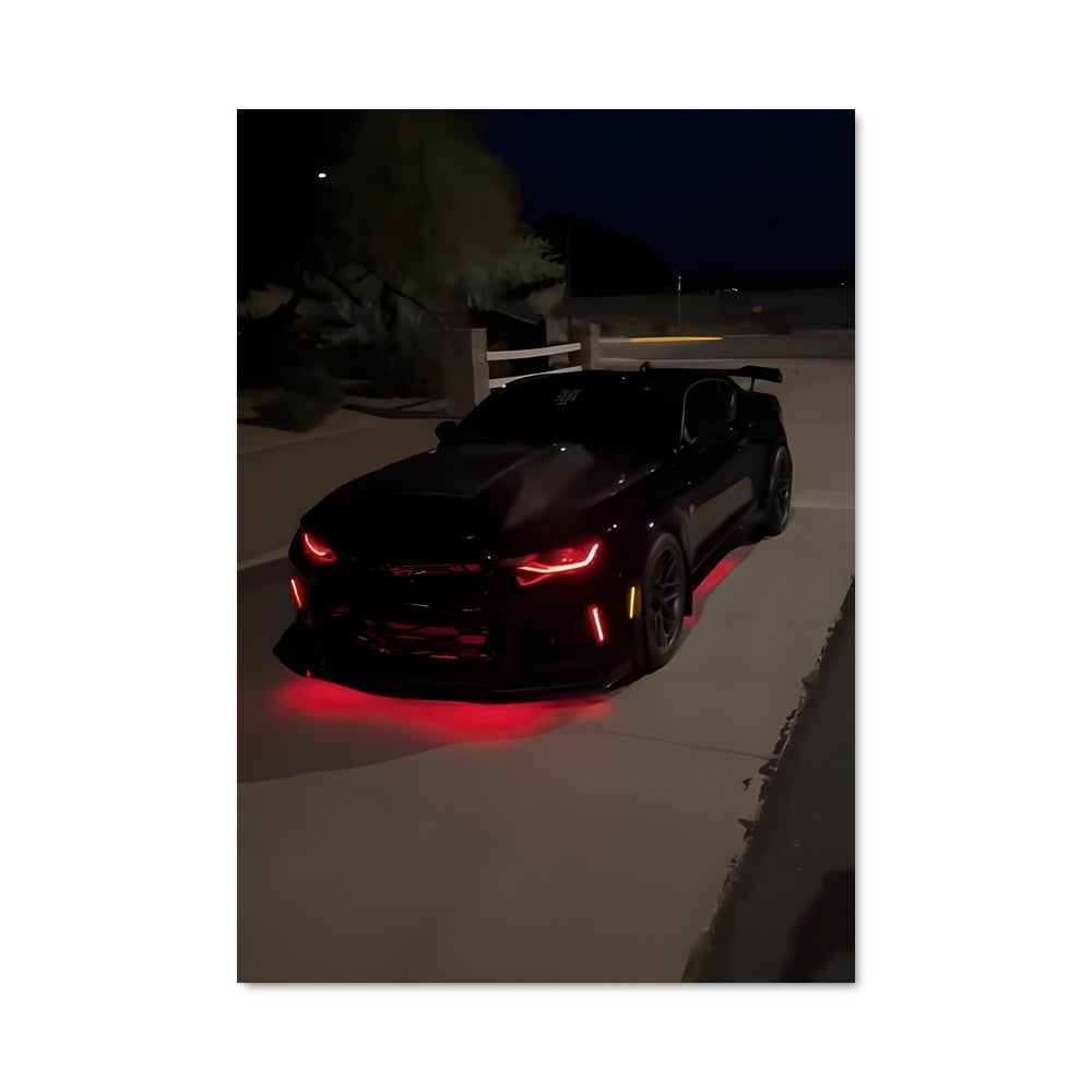 Poster Chevrolet Noir Éclat