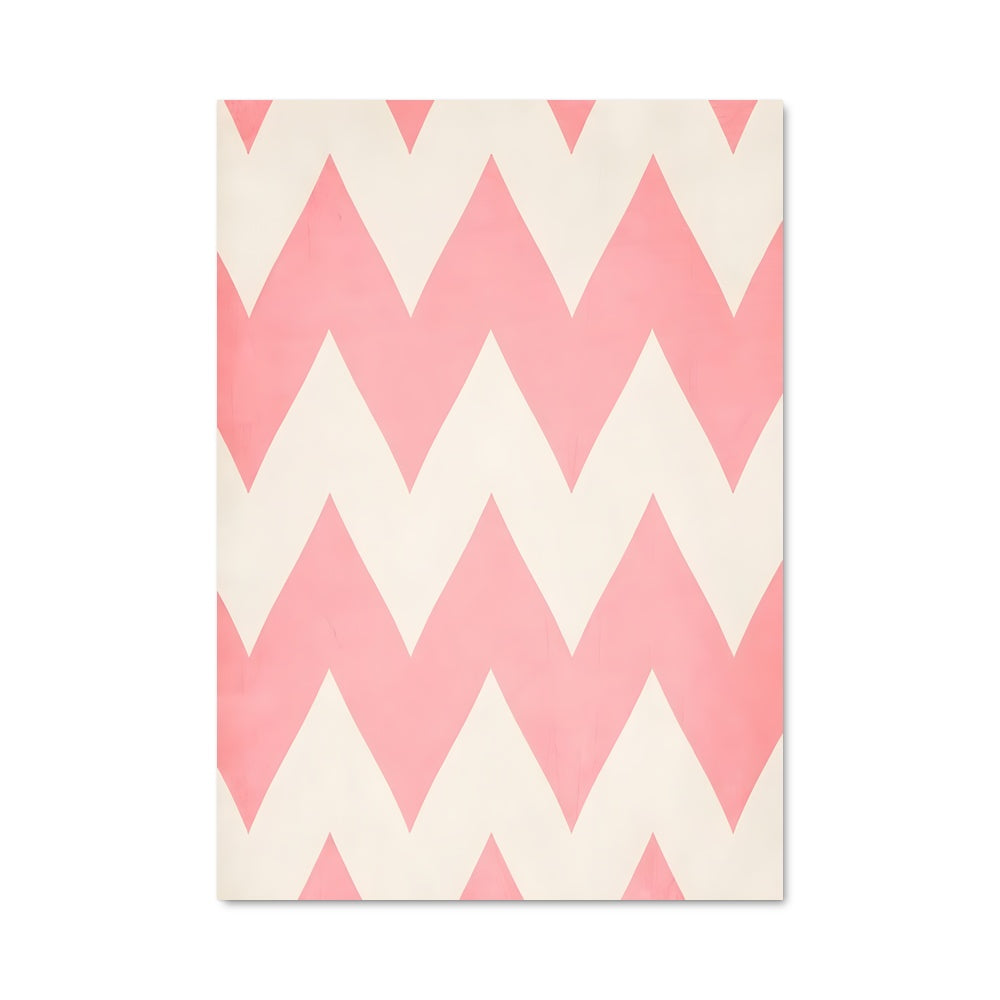 Poster Rose Chevron