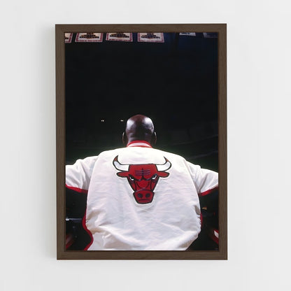 ap-chicago bulls-14 cadre Bois foncé