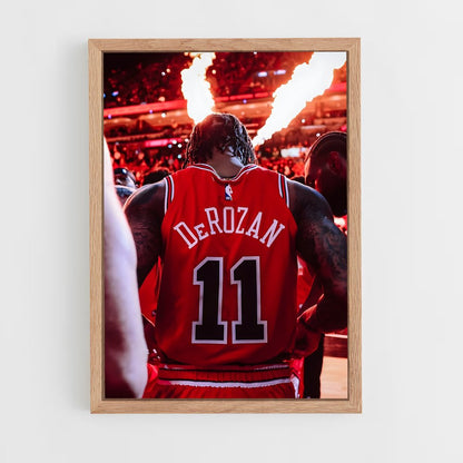 ap-chicago bulls-15 cadre Bois clair