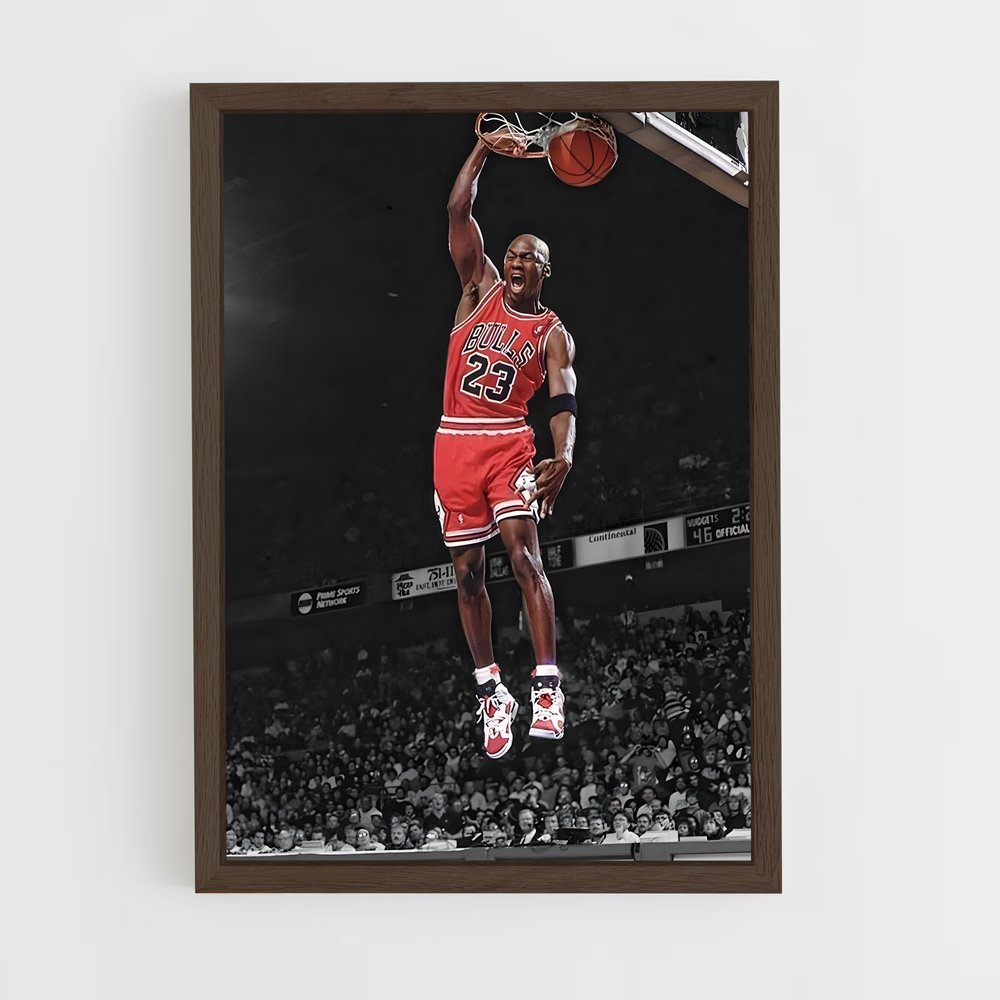 ap-chicago bulls-3 cadre Bois foncé