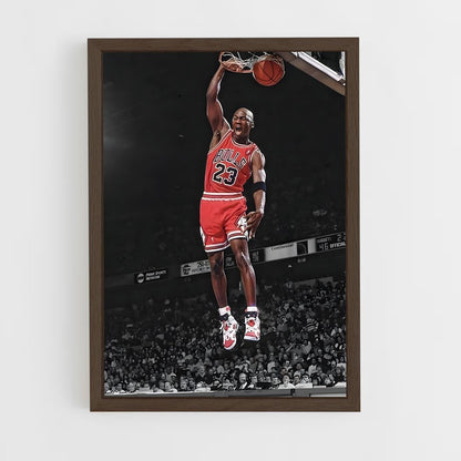 ap-chicago bulls-3 cadre Bois foncé