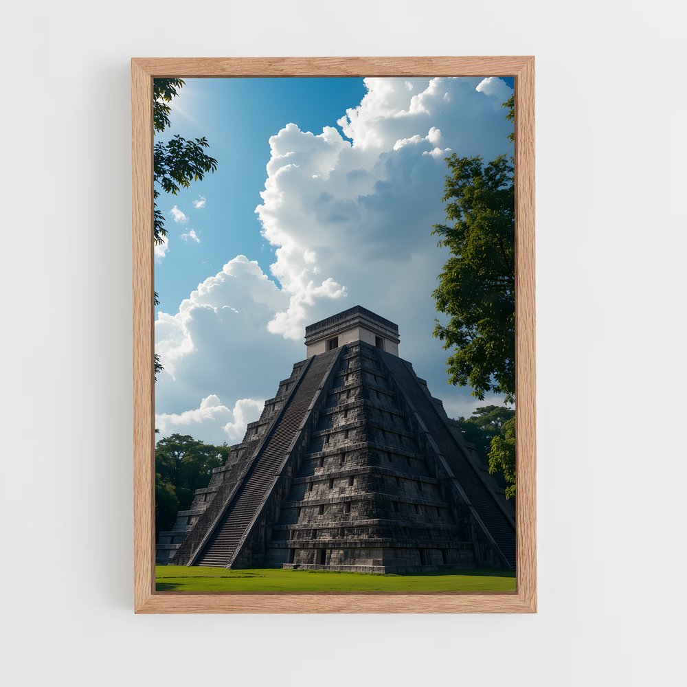 ap-chichen itza-15 cadre Bois clair
