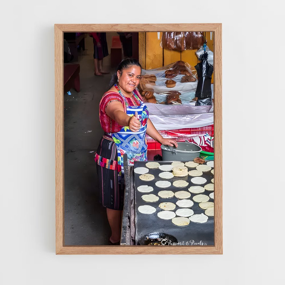ap-chichicastenango market-2 cadre Bois clair