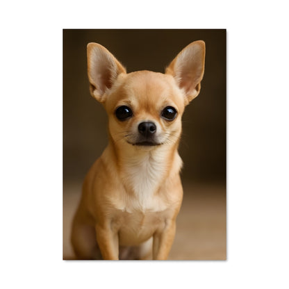 Poster Petit Chien aux Grands Yeux