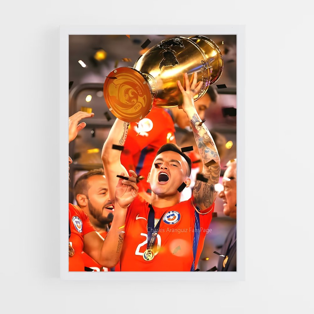 ap-chile national football team-5 cadre Blanc