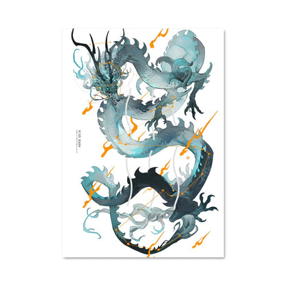 Poster Dragons Célestes