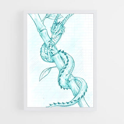 ap-chinese dragon-12 cadre Blanc
