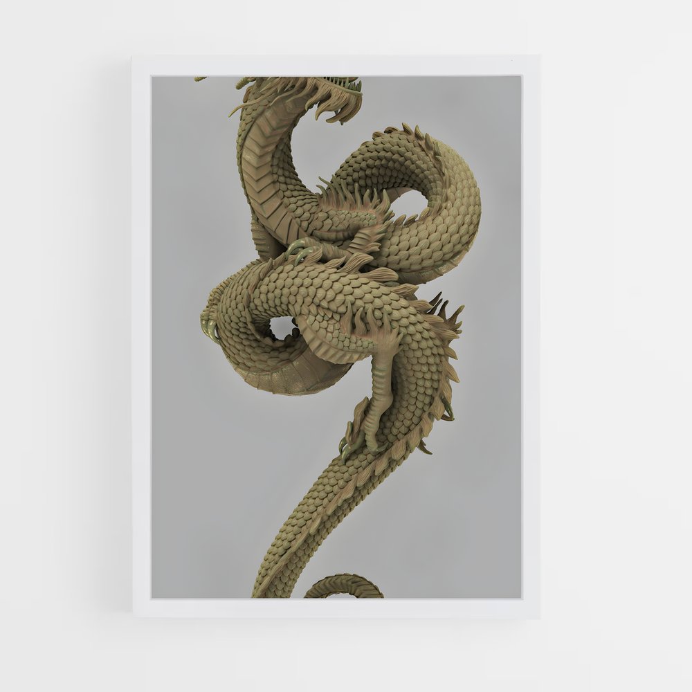 ap-chinese dragon-14 cadre Blanc