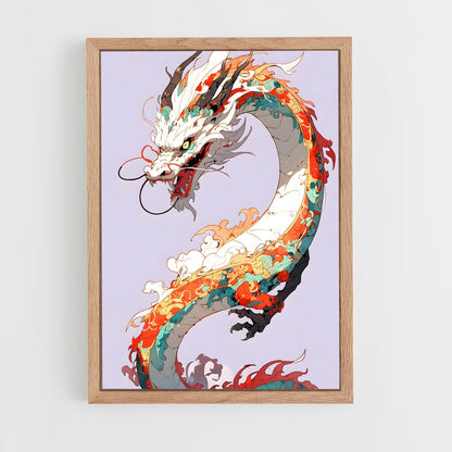ap-chinese dragon-3 cadre Bois clair