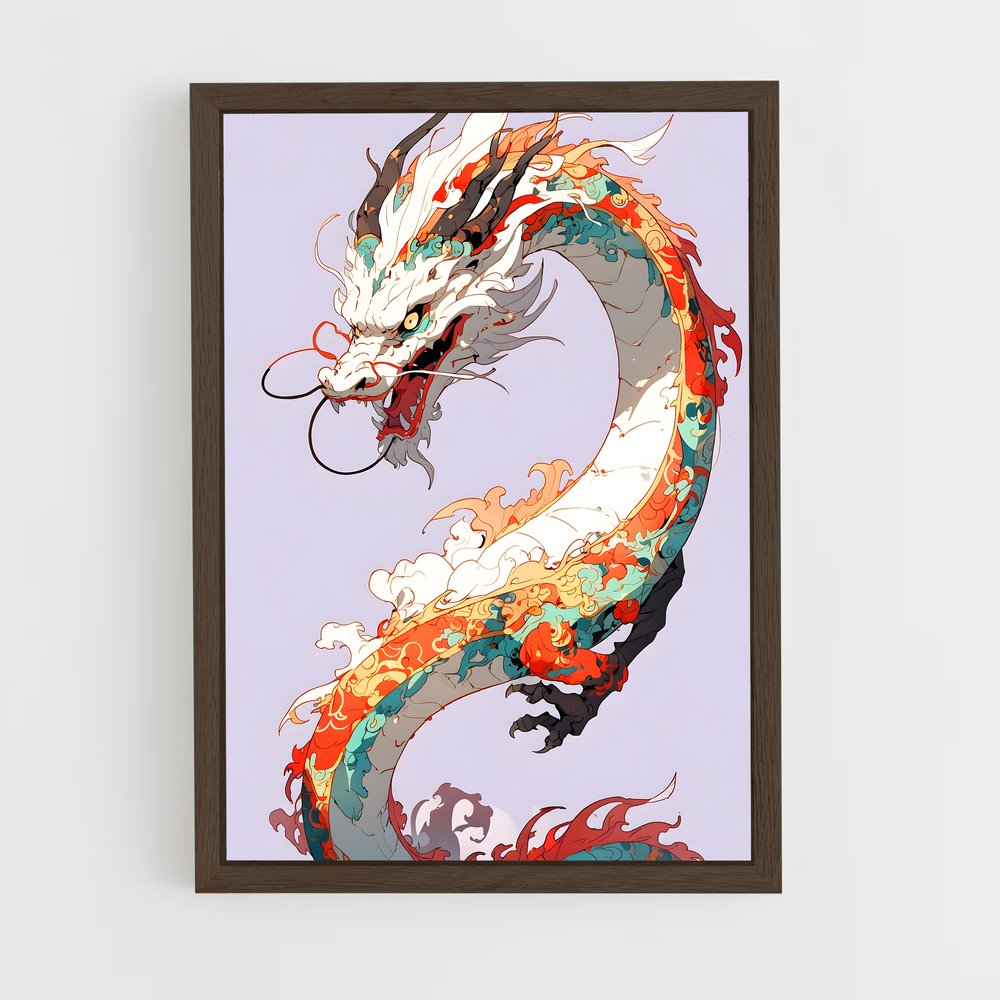 ap-chinese dragon-3 cadre Bois foncé