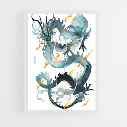 ap-chinese dragon-7 cadre Blanc