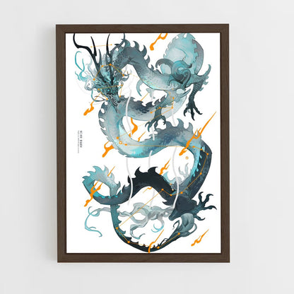 ap-chinese dragon-7 cadre Bois foncé