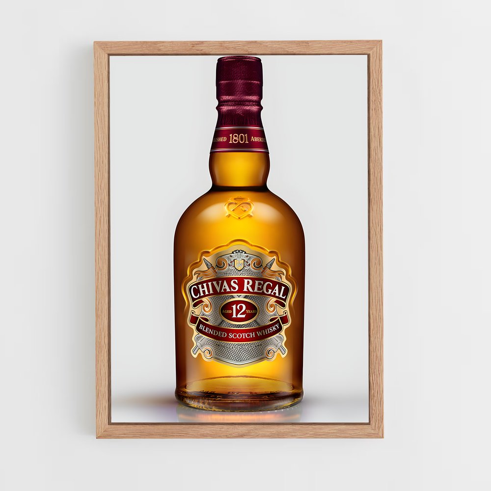 ap-chivas regal-1 cadre Bois clair
