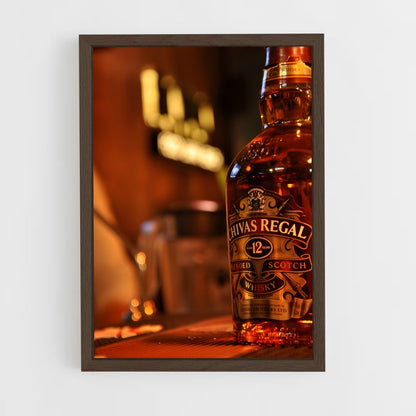 ap-chivas regal-4 cadre Bois foncé