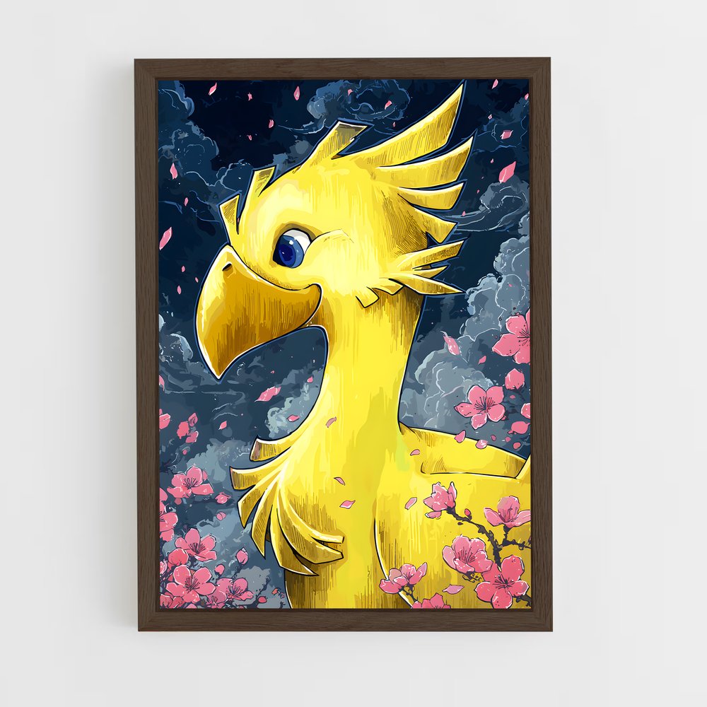 ap-chocobo-2 cadre Bois foncé