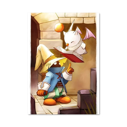 Poster Chocobo et le Compagnon Félin