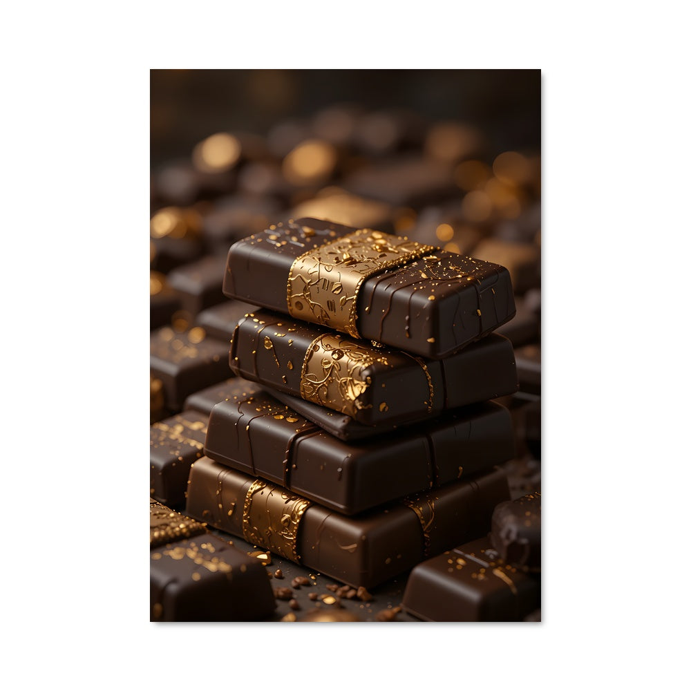 Poster Chocolat Doré