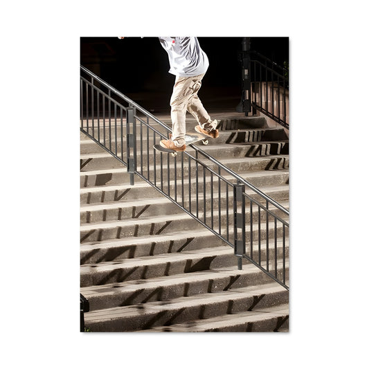 Poster Skateboarder en Action