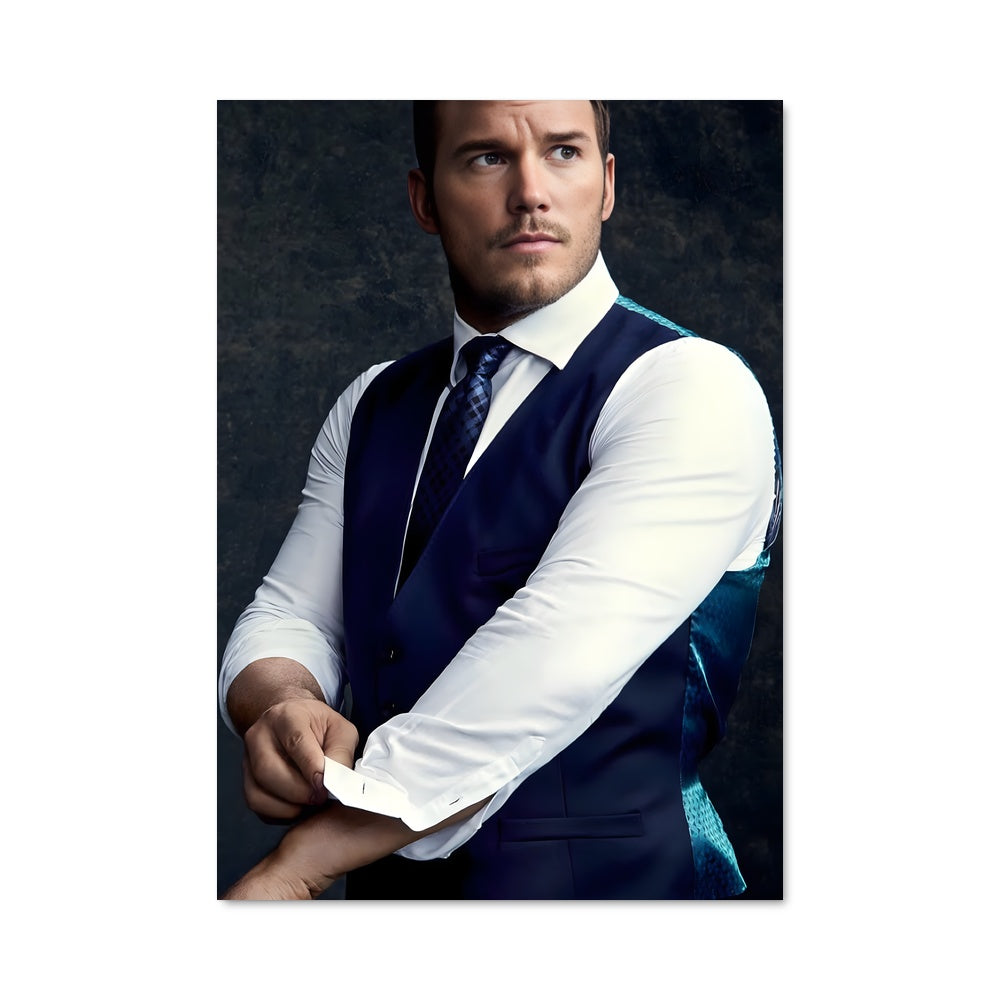 Poster Chris en Bleu