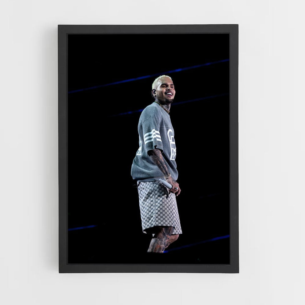 ap-chris brown-3 cadre Noir
