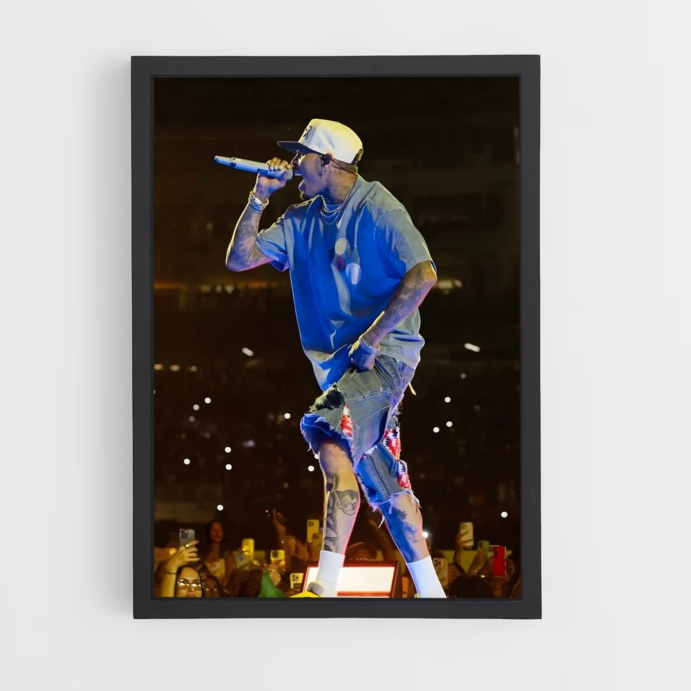 ap-chris brown-7 cadre Noir