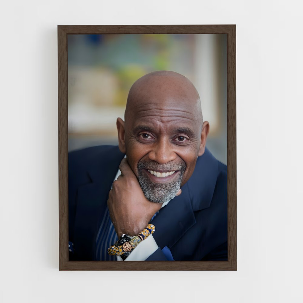 ap-chris gardner-2 cadre Bois foncé
