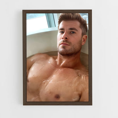 ap-chris hemsworth-3 cadre Bois foncé