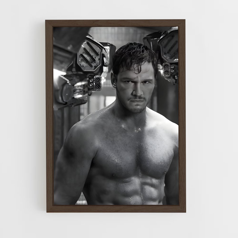 ap-chris pratt-2 cadre Bois foncé