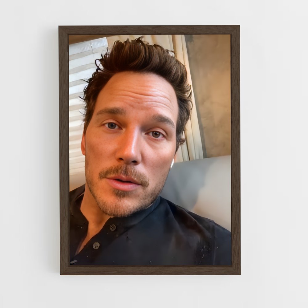 ap-chris pratt-3 cadre Bois foncé