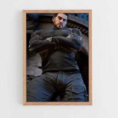 ap-chris redfield-3 cadre Bois clair
