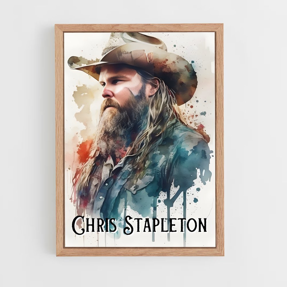 ap-chris stapleton-6 cadre Bois clair
