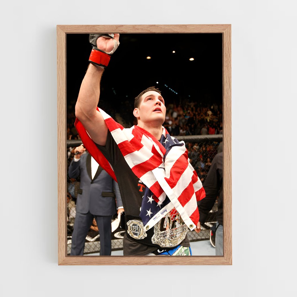 ap-chris weidman-1 cadre Bois clair