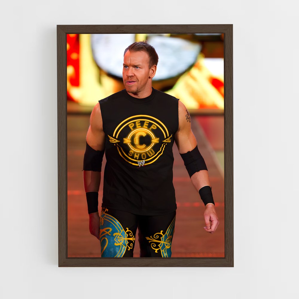 ap-christian cage-7 cadre Bois foncé
