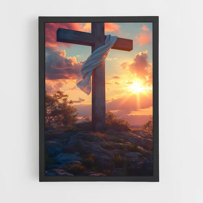 ap-christian cross-2 cadre Noir