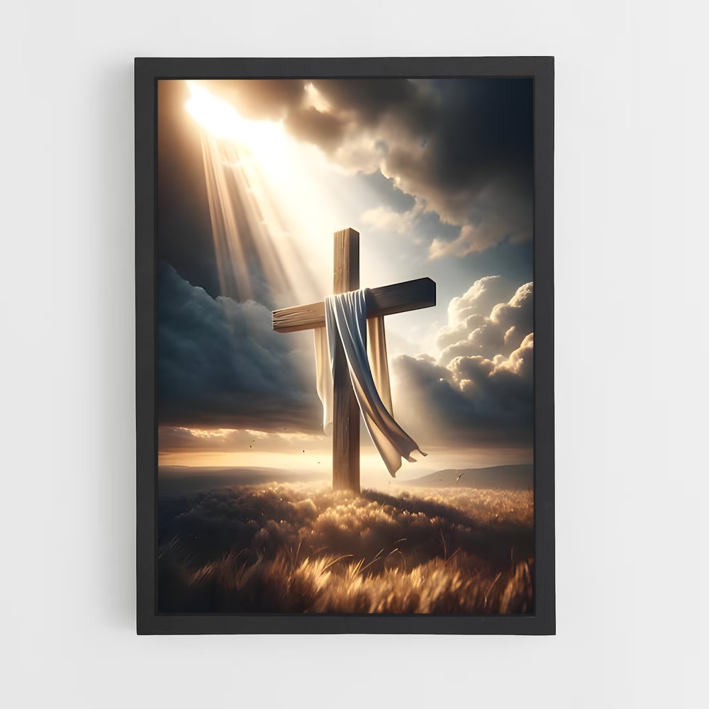 ap-christian cross-6 cadre Noir
