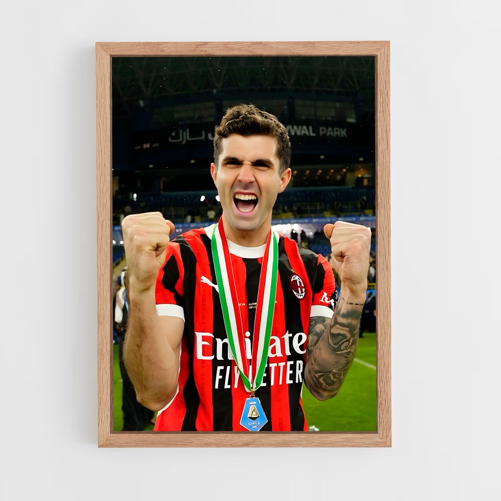ap-christian pulisic-2 cadre Bois clair