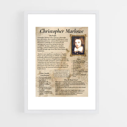 ap-christopher marlowe-2 cadre Blanc