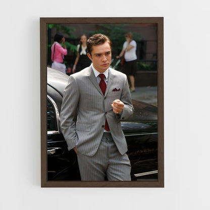 ap-chuck bass-4 cadre Bois foncé