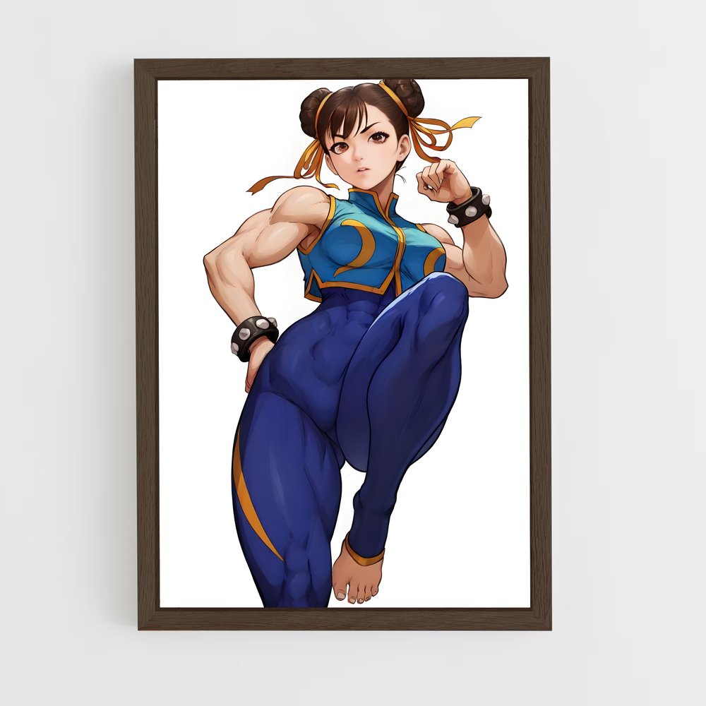 ap-chun li-6 cadre Bois foncé