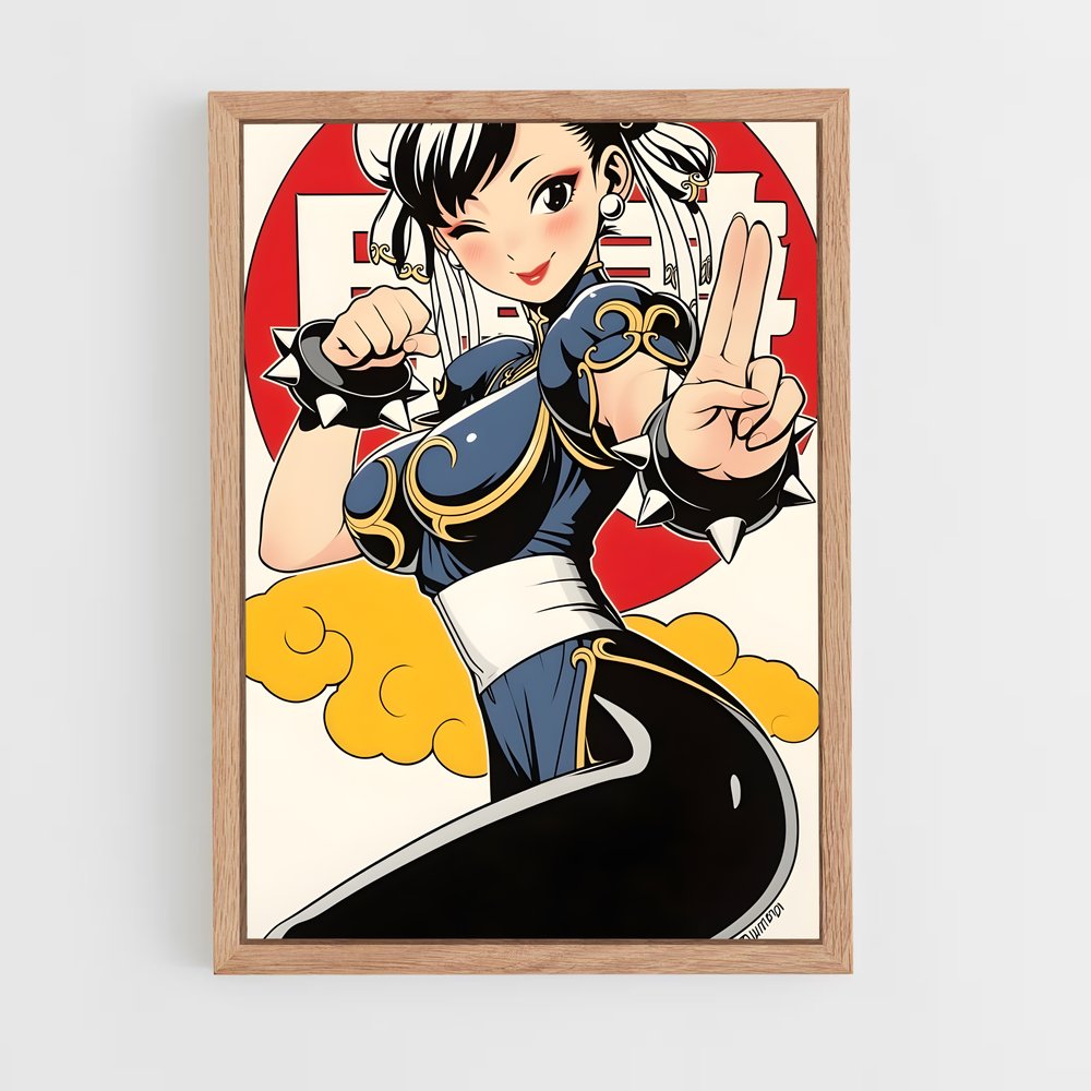 ap-chun li-8 cadre Bois clair