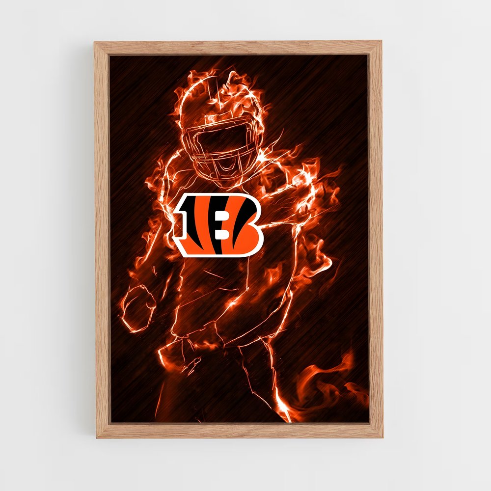 ap-cincinnati bengals-1 cadre Bois clair
