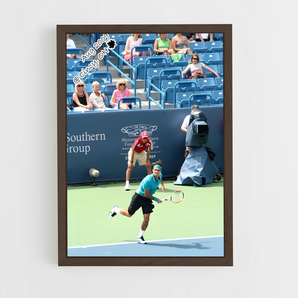 ap-cincinnati masters tennis-2 cadre Bois foncé