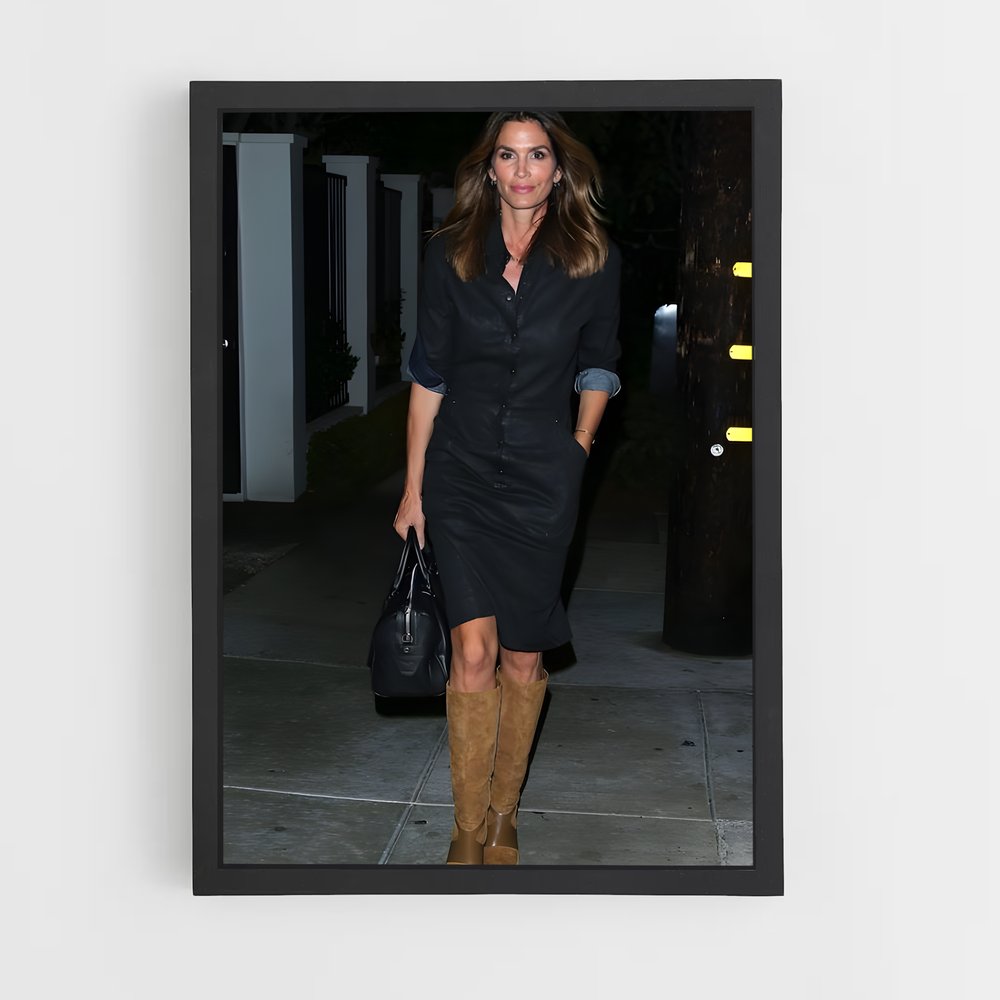 ap-cindy crawford-3 cadre Noir