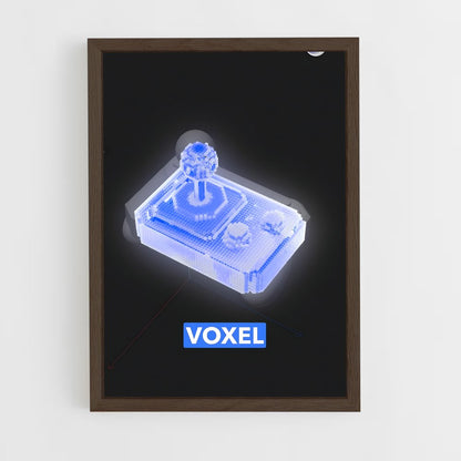 ap-cinema 4d-1 cadre Bois foncé
