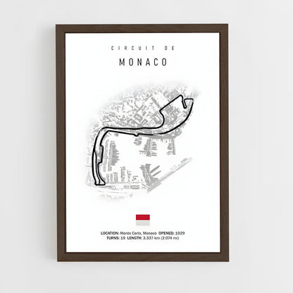 ap-circuit de monaco monte-carlo-6 cadre Bois foncé