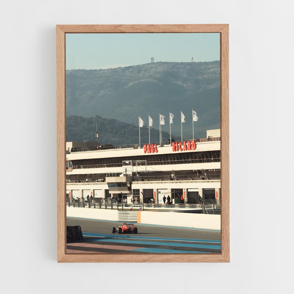 ap-circuit paul ricard france-1 cadre Bois clair
